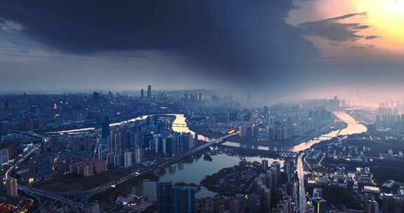 4k长沙马栏山暴雨强对流延时