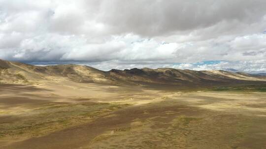 西藏阿里高原无人区草原荒漠自然景观