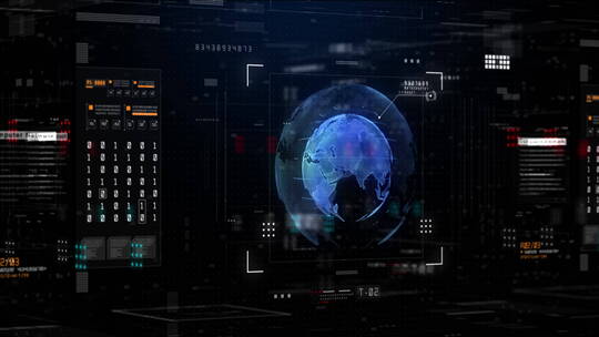 UI 科技界面 hud视频素材模板下载