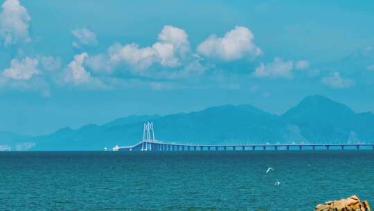 珠海航拍港珠澳大桥