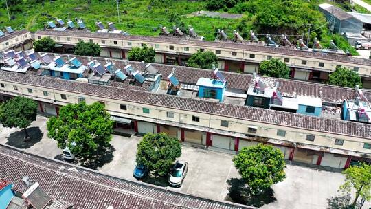 腾冲荷花镇雨伞村玉雕基地航拍视频素材模板下载