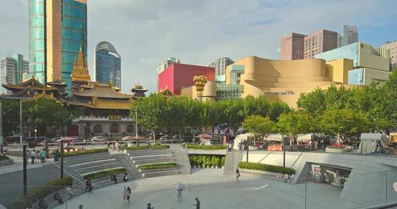 上海静安寺丰盛里静安寺广场