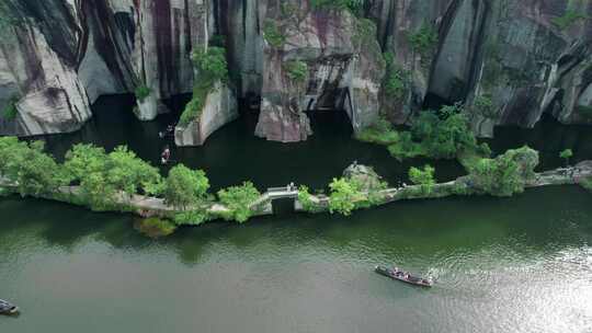 绍兴东湖景区航拍