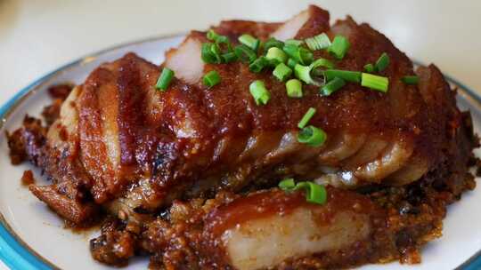 土家美食餐饮饮食扣肉梳子扣肉