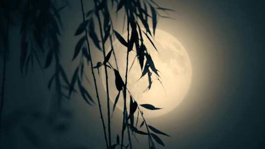月亮中秋节圆月团圆
