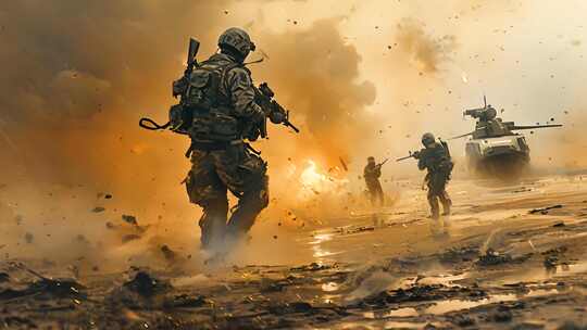 步兵 军队 地面部队 空中支援 常规战争