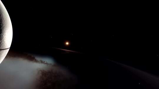 宇宙太空星系银河系三维动画