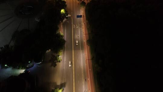 福建漳州市区夜景