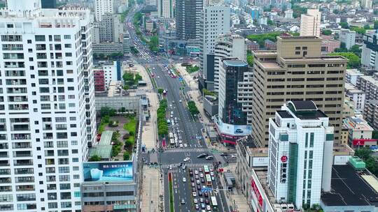 浙江省宁波市江北区老外滩街景外滩大桥宁波