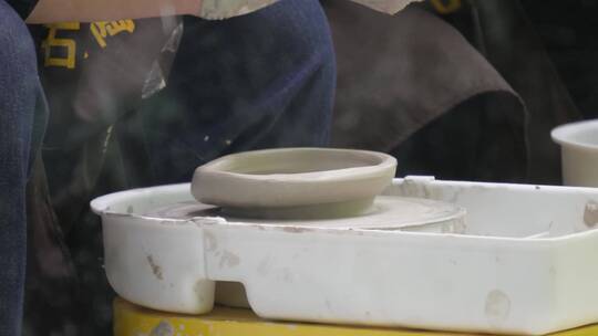 【镜头合集】陶艺泥塑3DIY陶土手工匠人视频素材模板下载