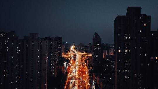 上海浦西鲁班路夜景
