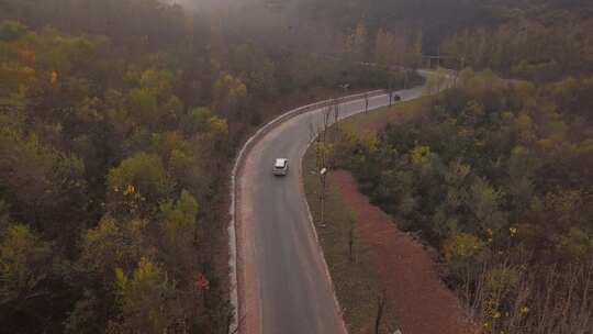 河北 石家庄 井陉县 道路 交通 秋天