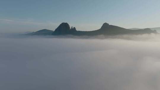 山脉云海自然风光航拍素材