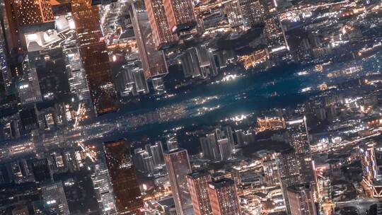 4K广州番禺南村万博夜景延时