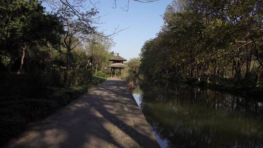 杭州西湖十景茅家埠水乡风景