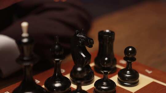 国际象棋，骑士，黑色，棋盘