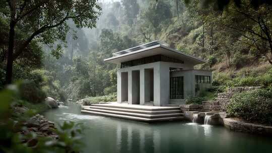 绿色建筑与自然和谐共生