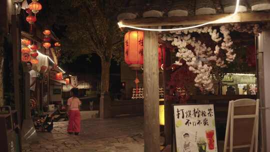 【原创】桂峰古村落 古村夜景 古镇风光