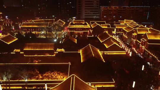 沈阳 故宫 古建筑 夜景 皇宫 沈阳故宫视频素材模板下载