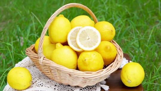 夏日新鲜水果柠檬