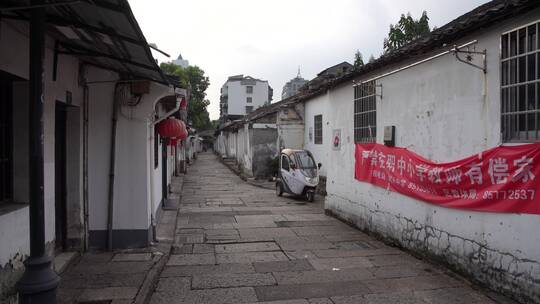 浙江绍兴广宁桥社区风景