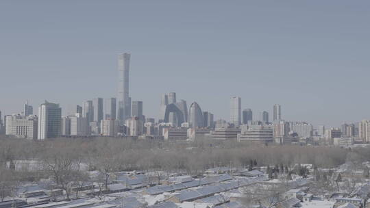 北京冬天 北京雪景 冬天城市雪景