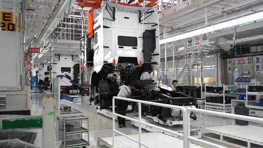 汽车卡车自动化生产线智能生产
