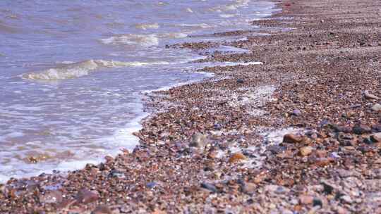 福建霞浦海边石滩海浪