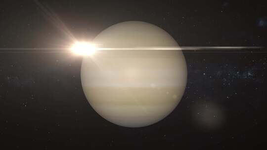 土星行星。2855