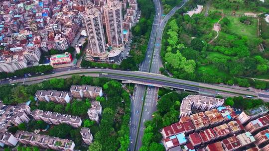 一线城市道路交通车流拥堵上班假期车流