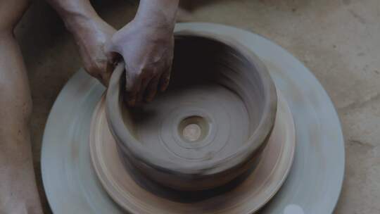 手工制作陶艺视频素材模板下载