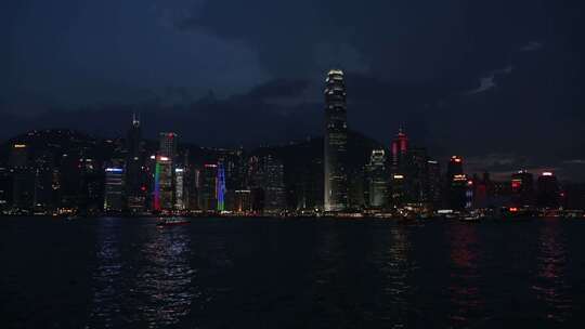 香港维多利亚港湾夜景