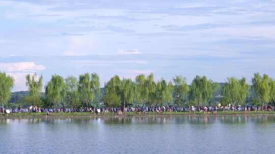 杭州西湖白堤风景