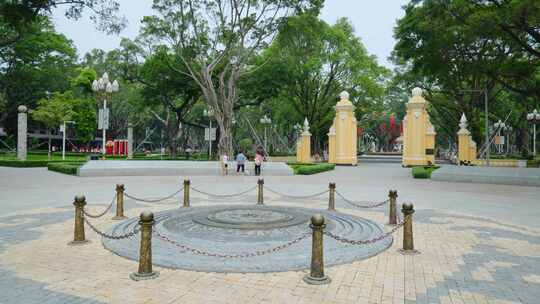 广州人民公园 公园前 老中轴线城市原点