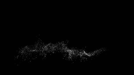 黑色背景粒子特效素材