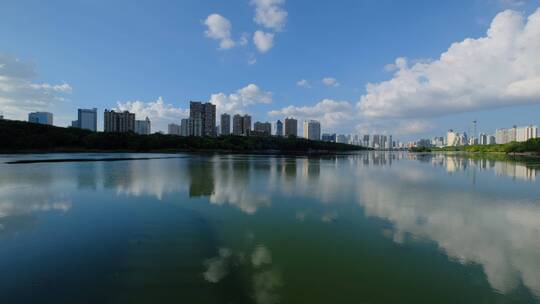 广西南宁南湖公园湖景