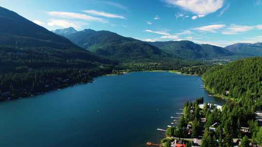 Lake Alta，森林山加拿大