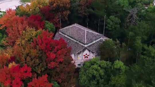 江西井冈山精神革命根据地红色文化航拍