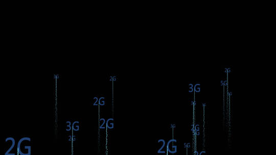 2G3G4G5G数字信息元素视频