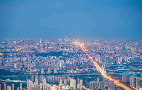 北京城市风光夜景