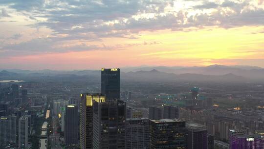 4K杭州未来科技城夜景