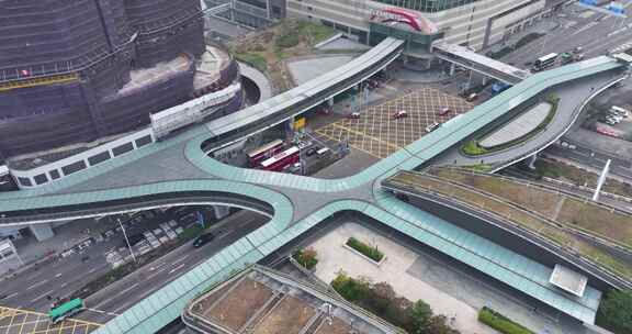 香港油尖旺区油麻地佐墩道航拍