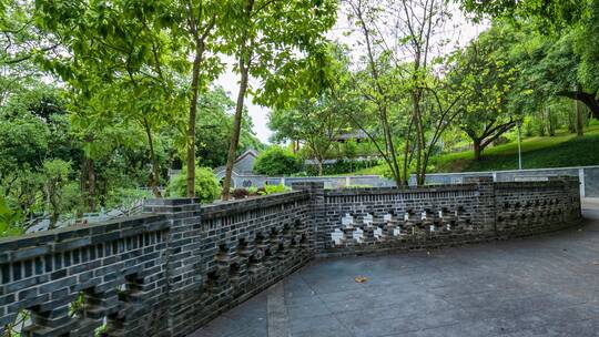 中式古建筑庭院
