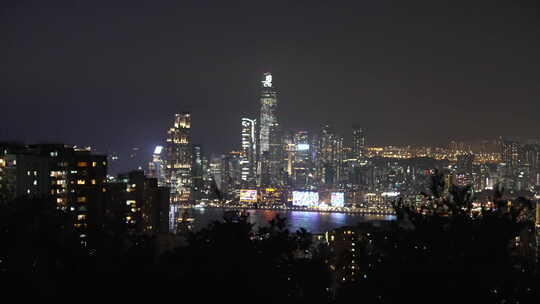 宝马山拍摄香港东区建筑夜景