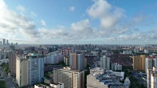 城市航拍空镜