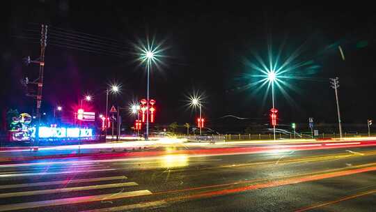 夜景车轨延时