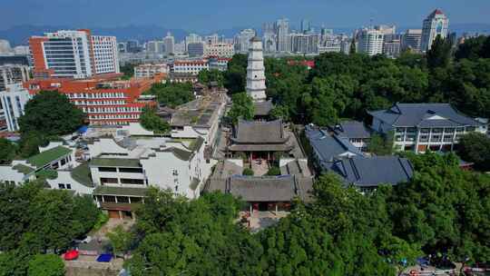 航拍福州定光寺景观合集