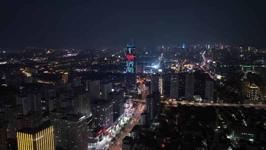 济南绿地夜景泉城广场