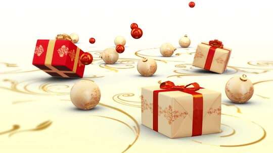 适用于圣诞节的LED背景视频