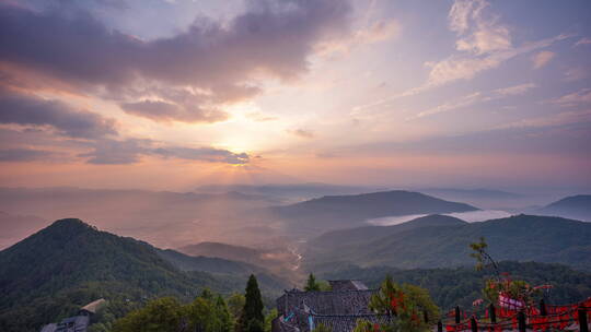 腾冲云峰山 日出延时